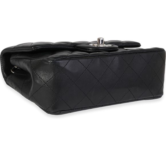 Chanel Black Quilted Lambskin Classic Mini Rectangular Flap Bag - Picture 7 of 8